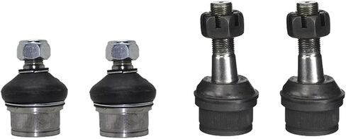 PartsW - 10 Pc Front Suspension Kit Upper & Lower Ball Joints, Outer & Inner Tie Rod Ends, Adjusting Sleeves, Drag Link Steering Compatible with 4WD Models fits Ford F-250 in Saudi Arabia