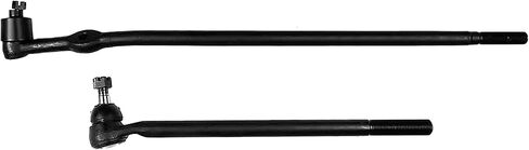 PartsW - 10 Pc Front Suspension Kit Upper & Lower Ball Joints, Outer & Inner Tie Rod Ends, Adjusting Sleeves, Drag Link Steering Compatible with 4WD Models fits Ford F-250 in Saudi Arabia