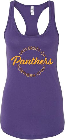 CreateMyTee | University of Northern Iowa Circular 1 Color Ladies Tank Top | in Saudi Arabia