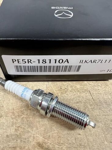 Set Of 4 Genuine Mazda PE5R-18-110 Iridium Spark plugs for Mazda 3 Mazda 6 Mazda CX-3 Mazda CX-5 Mazda MX-5 Miata in Saudi Arabia