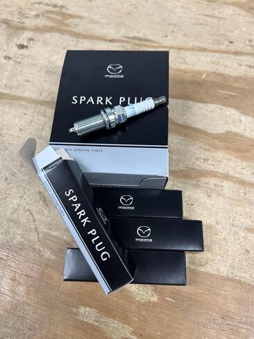 Set Of 4 Genuine Mazda PE5R-18-110 Iridium Spark plugs for Mazda 3 Mazda 6 Mazda CX-3 Mazda CX-5 Mazda MX-5 Miata in Saudi Arabia