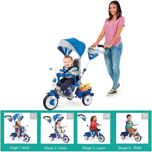 Little Tikes Perfect Fit 4-in-1 Trike Ride On, Blue in Kuwait
