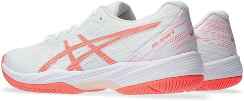 ASICS Women's Gel-Game 9 Tennis Shoes, 6.5, Light Garnet/White in Kuwait