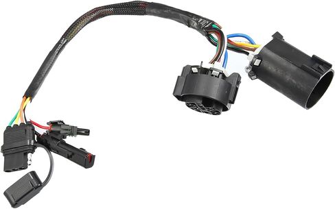 7 Pin to 4 Way Trailer Harness for Installing Tailgate Light Bar Adapter,Tailgate Blade Lights Quick Connector Harness Reverse & 12V Wire Include,for Jeep Wrangler JK Replacement in Saudi Arabia