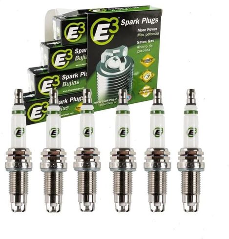 6 PC E3 Spark Plugs متوافقة مع Jeep Wrangler 4.0L 4.2L L6 1987-2006 in Saudi Arabia