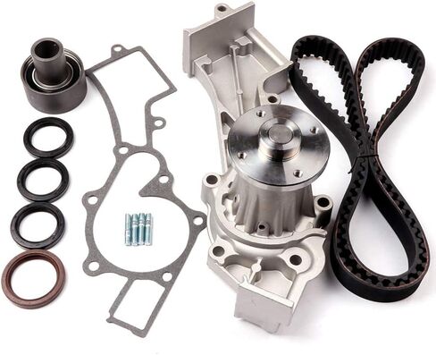 3.3L TIMING حزام حزام مجموعة ث/مضخة المياه الملائمة لنيسان لـ Frontier 1999-2004 for Xterra 2000-2003 for Xterra 3.3L 2000-2003 for Infiniti for QX4 3.3L 1997-2000 استبدال حزام توقيت OEM-TS26249 in Saudi Arabia