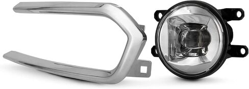 AKKON - Fits 2021-2024 Toyota Sienna LE|XLE|Limited|Platinum LED Chrome Fog Lights Pair w/Wiring Harness Power Switch in Saudi Arabia