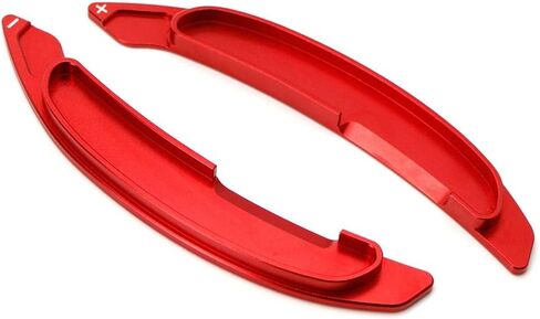 GZYF Car Auto CNC Aluminum Steering Wheel Shift Shifter Paddle Extension for MITSUBISHI Lancer, Outlander 2010-2016, Red in Saudi Arabia