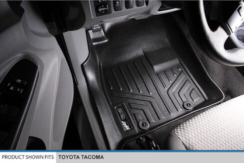 MAXLINER Custom Fit Floor Mats 2 Row Liner Set Compatible with 2012-2015 Toyota Tacoma in Saudi Arabia