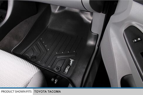 MAXLINER Custom Fit Floor Mats 2 Row Liner Set Compatible with 2012-2015 Toyota Tacoma in Saudi Arabia