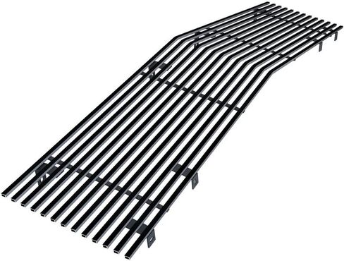 APS Premium Stains Steel Black 8x6 Billet Grille Grille Insert متوافق مع Ford Mustang 1967 1968 Main N19-J84258f in Saudi Arabia