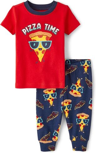 The Children's Place,Baby Boys,and Toddler Snug Fit 100% Cotton Short Sleeve Top and Pants 2 Piece Pajama Set,Daddys Helper 2-Pack,0 Months,3 Months in Kuwait