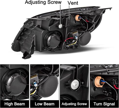 OE Style Projector Halogen Assembly Assectible مع 2017 2017 Chevy Equinox Factory Maptenger and Driver Side Side in Kuwait