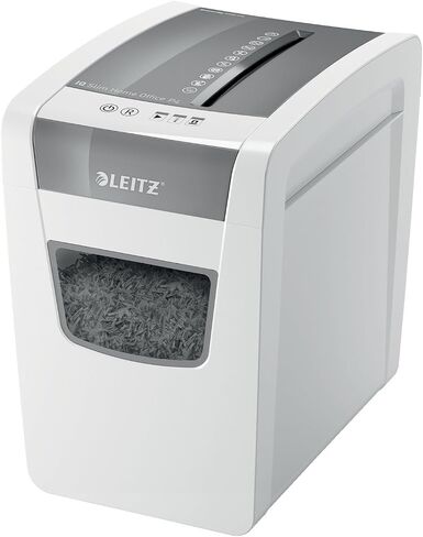 Leitz IQ Paper Shredder ، Autofeed ، Cross Cut ، 50 ورقة ، 5 جالون سلة ، P4 Security ، Anti-Jam ، Home Office (170008) in Kuwait