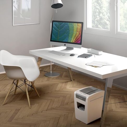 Leitz IQ Paper Shredder ، Autofeed ، Cross Cut ، 50 ورقة ، 5 جالون سلة ، P4 Security ، Anti-Jam ، Home Office (170008) in Kuwait