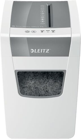 Leitz IQ Paper Shredder ، Autofeed ، Cross Cut ، 50 ورقة ، 5 جالون سلة ، P4 Security ، Anti-Jam ، Home Office (170008) in Kuwait