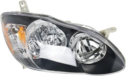 Clear Lens Black Housing LH & RH Placbly Assembly Placbly for 2003-2008 Corolla Driver & Passenger Side in Saudi Arabia