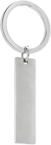 Custom Engraved Keychain, Customizable Engravable, Metal Wood Personal Keychain in Kuwait