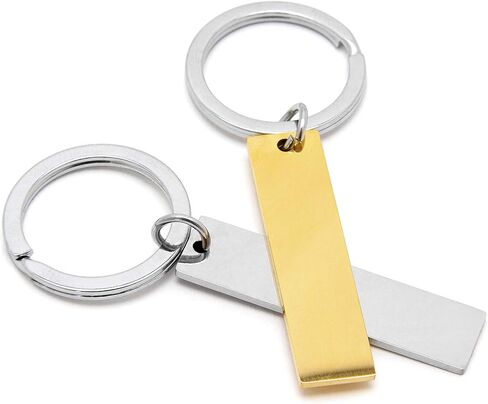 Custom Engraved Keychain, Customizable Engravable, Metal Wood Personal Keychain in Kuwait