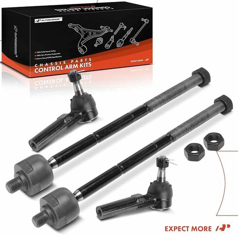 A-Premium Set of 4, Front Inner & Outer Tie Rod End Kit, Compatible with Chrysler PT Cruiser 2001-2010, Neon 2000-2002 & Dodge Neon 2000-2005, SX 2.0 2003-2005 & Plymouth Neon in Saudi Arabia