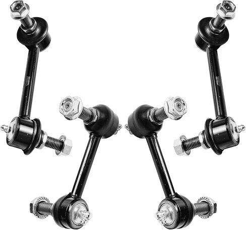 Detroit Axle - 12pc Suspension Kit for Buick Rainier Chevy SSR Trailblazer EXT GMC Envoy XL XUV Isuzu Ascender Saab 9-7X Olds Bravada, Front Tie Rods Ball Joints Front and Rear Sway Bars Replacement in Saudi Arabia