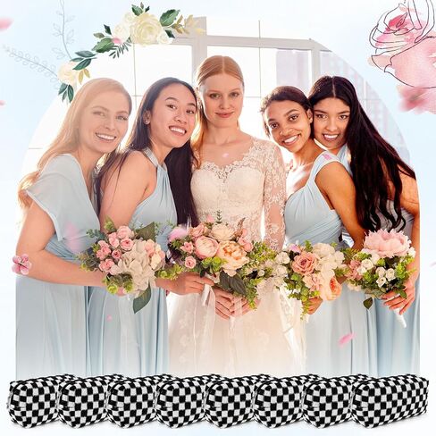 8PCS Bridesmaid Proposal Gifts Corduroy Makeup Bag Bulk for Wedding Party Favors Bachelorette Party Decorations Toiletry Organizer Bag Cosmetic Case Gift in Kuwait