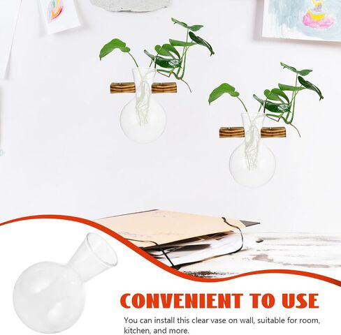 VOSAREA 3pcs Plant Propagation Station Vase Glass Plant Terrarium Hydroponic Vase Air Planter Bulb Succulent Pot Micro Landscape Vessel Desktop Decoration in Saudi Arabia