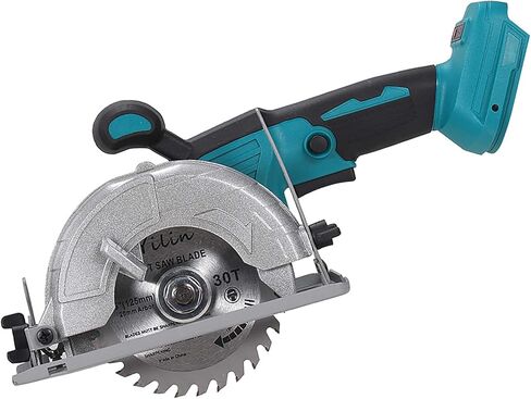 5 Inch Brushless Cordless Circular Saw with 4000mAh Battery,6500 RPM Compact Circular Saw,20mm Arbor with 1 TCT 30T Wood Blade and Scale Ruler in Kuwait