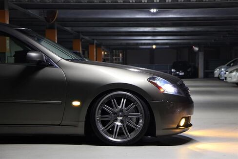 iJDMTOY Black-Out Smoked Lens Amber Sequential Blink LED Fender Side Marker Turn Signal Lights Compatible with Infiniti 2006-2007 M35 M45, Powered by 20-SMD LED w/Dynamic Blinking in Saudi Arabia