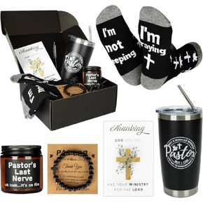 هدايا القس ، القساوسة عيد الحب هدايا 7pcs مجموعة للنساء ، هدايا القساوى الفريدة ، 20 أوقية من بطاقات اليومية الجلدية تومبول. in Kuwait