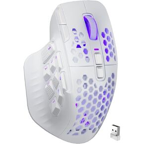 SM809 Pro Wireless MMO Gaming Mouse with 9 Side Buttons,24000 DPI,Triple Connectivity (2.4G/BT/Wired) RGB MMO Mouse for Gamer,16 Programmable Macros,Up to 350H Battery Life,Black in Kuwait