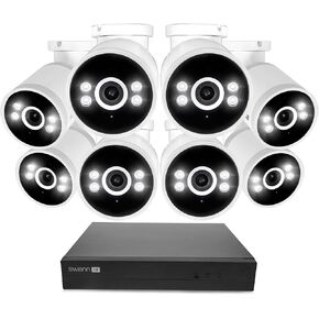نظام كاميرات أمان SWANN ADVANCEDX ™ NVR 4K ، 8 قنوات ، 4 كاميرات في الهواء الطلق ، تخزين HDD 1 تيرابايت ، الرؤية الليلية الملونة ، تحليلات/تنبيهات الفيديو الذكية الذكية ، الكشف عن الحركة المتقدمة ، 24/7 in Kuwait