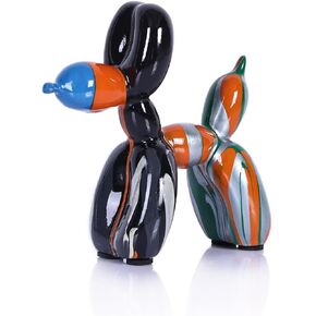 Balloon Dog Statue,Home Decor Modern Art Funky Statues for Coffee Table and Kitchen Figurines Living Room Trendy Color Scheme Room Decor Aesthetic (Yellow, 3.9 * 3.9 * 1.5 inch) in Saudi Arabia
