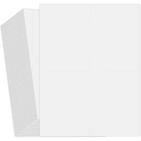 gisgfim 160Pcs White Printable Postcards Blank Postcard Paper for Printing 65LB Heavyweight Perforated Cardstock 4 Per Sheet Printable Postcard Paper for Inkjet Laser Printer 4.25 x 5.5 Inch Postcards in Kuwait