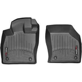 WeatherTech Custom Fit FloorLiners for RS3, Golf GTI, Golf SportWagen, A3 Sportback e-tron, A3-1st Row (444961), Black in Kuwait