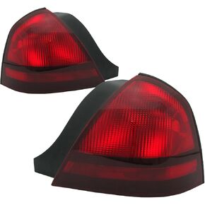 HEADLIGHTSDEPOT Driver Passenger Tail Light Set Compatible With 03-11 Mercury Grand Marquis; CAPA Certified in Kuwait