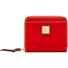 Dooney & Bourke Wallet, Pebble Grain Small Zip Around Wallet - Blue in Saudi Arabia