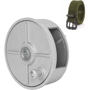 Dreamoon Lightweight Tie Wire Reel with Work Belt - Aluminum Coil Holder Wheel, Rewindable Tie Wire Dispenser, Compatible with 12-18 Gauge Wires, Portable Wire Reel for Easy Handling in Kuwait