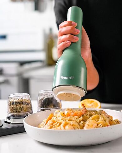 FinaMill Everyday Pod, Single Refillable Spice Pod for Everyday Spices | Ideal for Grinding Everyday & Oily Spices, Adjustable Grind Size, Ceramic Grinder, Works with All FinaMill Spice Grinders in Kuwait
