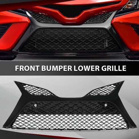 Crossdesign الأمامية المصد الشبكة الشواء تقليم الشواية متوافقة مع 2018-2020 Toyota Camry in Saudi Arabia
