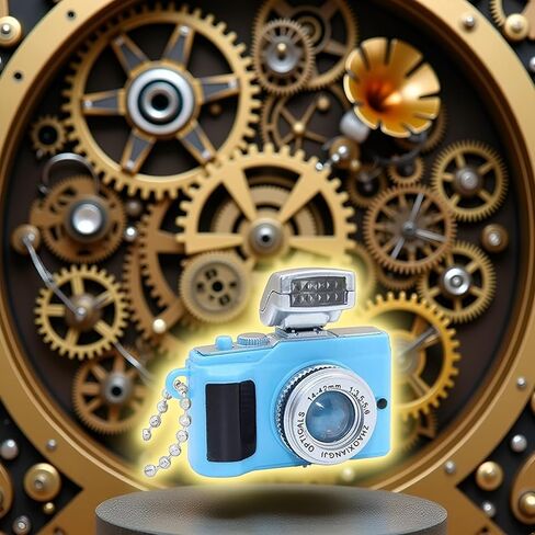Mini Camera Keychain Key Ring with Flashlight Sound Bag Phone Pendant, Car Keychain Accessories for Women Men, Car Keychain in Saudi Arabia