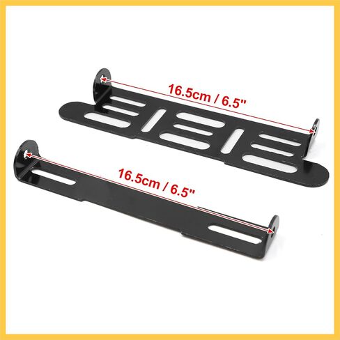 Black Universal Motorcycle Adjustable License Number Plate Bracket Frame Holder Auto Replacement Parts in Saudi Arabia