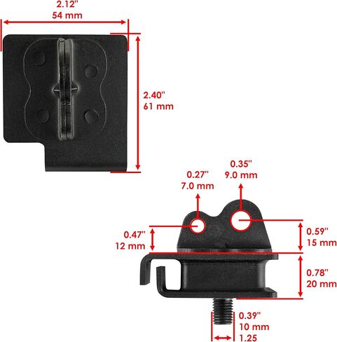 Caltric Front and Rear Engine Mount Rubber Dampers Compatible with Yamaha Grizzly YFM660 2002 2003-2008 in Saudi Arabia