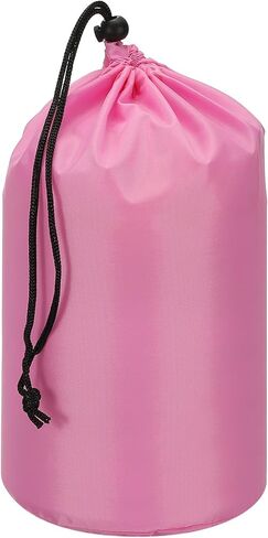 PATIKIL Stuff Sack, 4 x 8 Inch Waterproof Outdoor Storage Sack Portable Drawstring Dust Flap Bag Lightweight Sleeping Bag for Camping Hiking Backpacking, Blue in Saudi Arabia