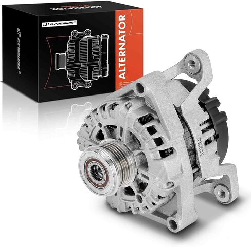 A-Premium Alternator Compatible with Chevrolet Cruze 2011, Trax 2015-2021 & Buick Encore 2013-2021, 1.4L, 12V 130A/120A 6-Groove Clutch Pulley Clockwise, Replace# 440637, FG12S031 in Saudi Arabia