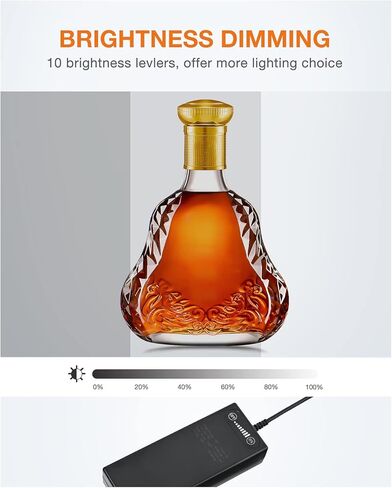 Yesker Photo Light Box, 20x20x20 inch Portable Lighting Tent Kit Brightness Adjustable Studio Photography Booth with 98 Large LED Lights CRI95+ with 4 Background for Large Items Shooting in Kuwait