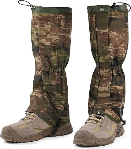 likloks Adjustable Leg Gaiters for Men & Women - Lightweight & Waterproof Gaiter for Hiking, Snow, Trail, Trekking, Hunting, Climbing in Saudi Arabia