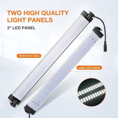 Yesker Photo Light Box, 24x24x24 inch Portable Lighting Tent Kit Brightness Adjustable Studio Photography Booth with 126 Large LED Lights CRI95+ with 4 Background for Large Items Shooting in Saudi Arabia