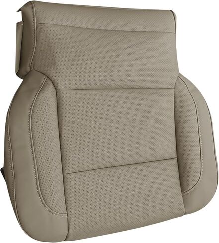 غطاء مقعد جلدي مثقب السائق ، غطاء مقعد جانبي بديل ، يتوافق مع Chevy Silverado/مع GMC Sierra 1500 2500HD 3500HD LS LTZ SLT 2015-2019 in Kuwait