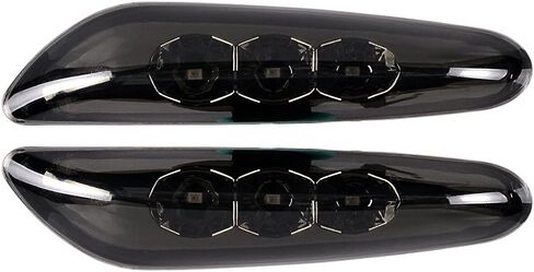 Glossy Black M-Color Front Hood Kidney Grille Grill Compatible Compatible with BMW E81 E82 E87 E88 128i 135i (Double Line) in Saudi Arabia